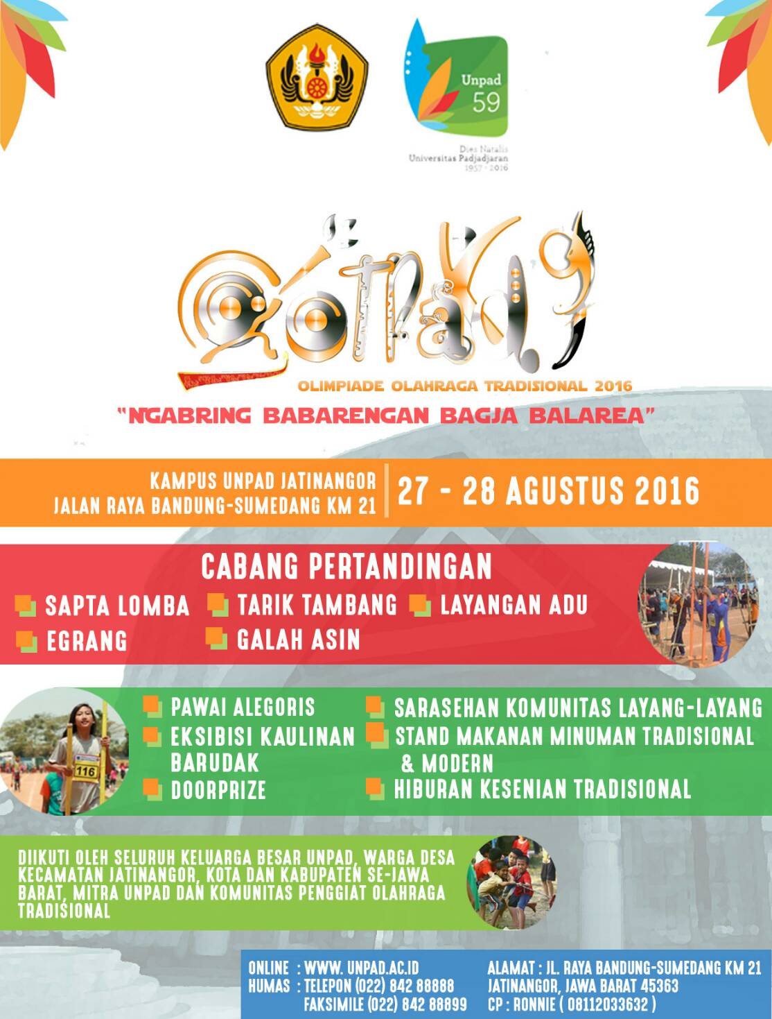 Olimpiade Olah Raga Tradisional (Ootrad) 2016